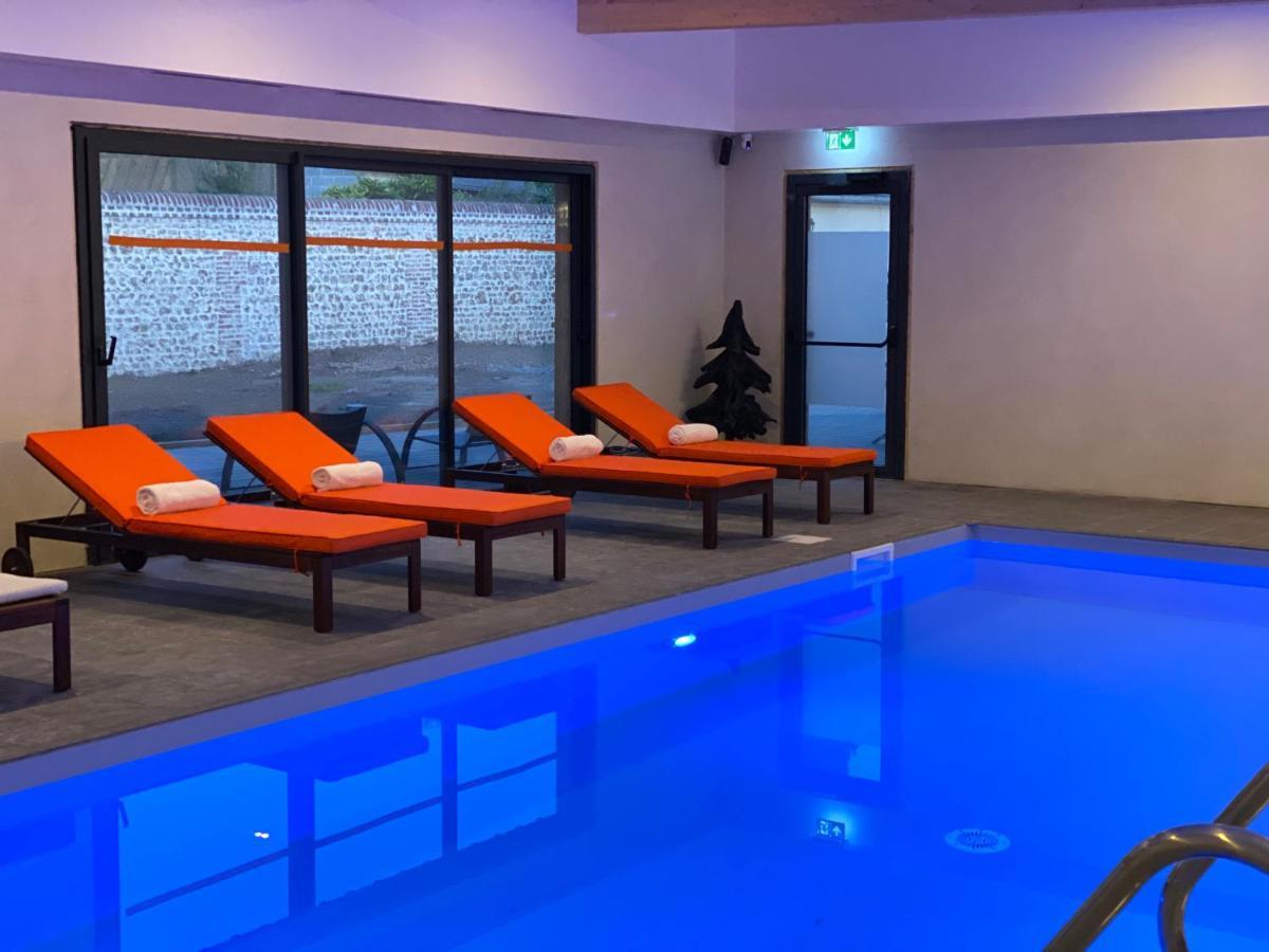 Hotel-Spa-Piscine Le Petit Castel Beuzeville-Honfleur Exterior foto